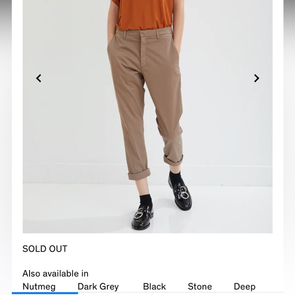 Hope of Sweden news trouser in nutmeg - Picture 2 of 4